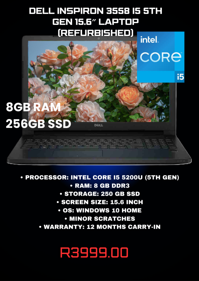 Dell Inspiron 3558 i5 5th